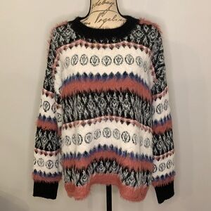 Eesome ee:some NWOT super soft fuzzy oversized sweater L